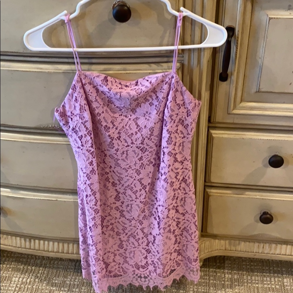 Lavender Lace Dress